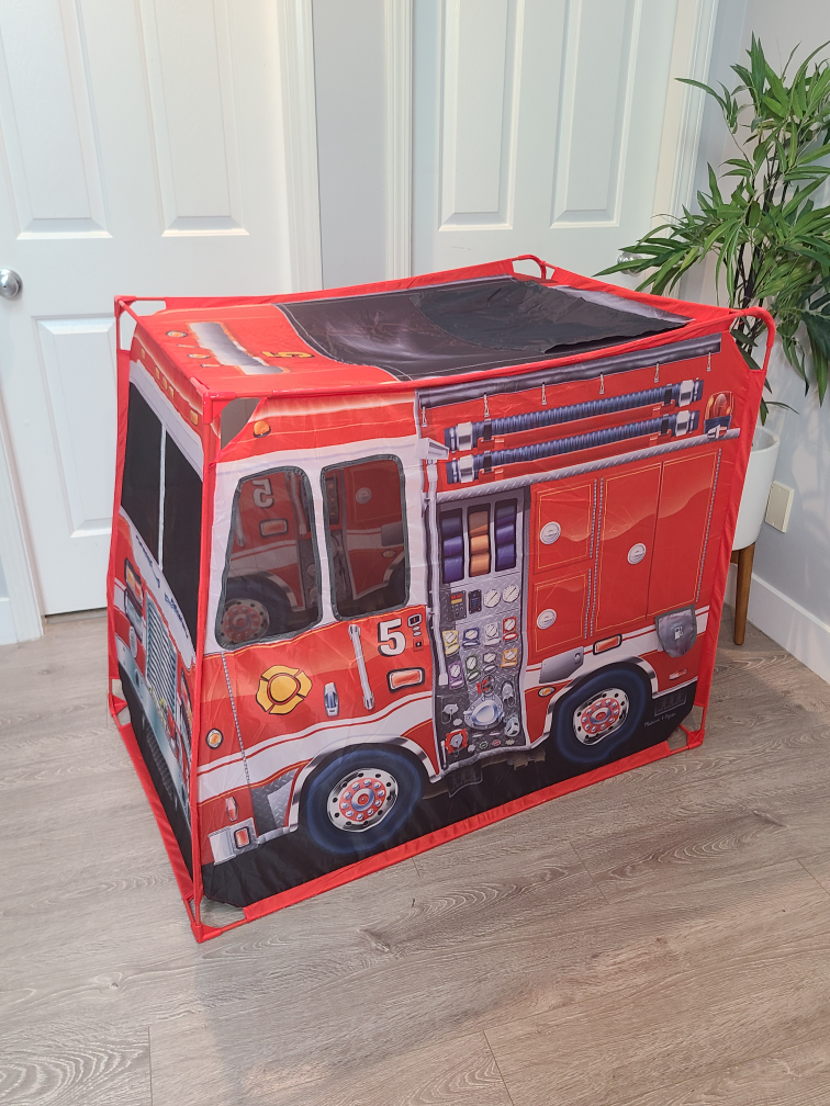 Melissa and Doug firetruck play tent thumbnail