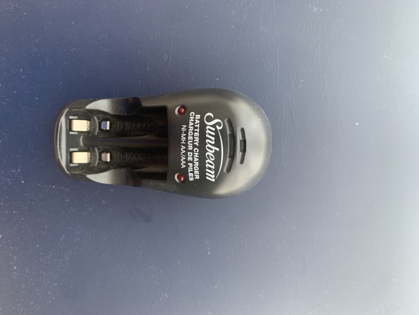 Panasonic rechargeable AA batteries and Sunbeam charger - photo 3