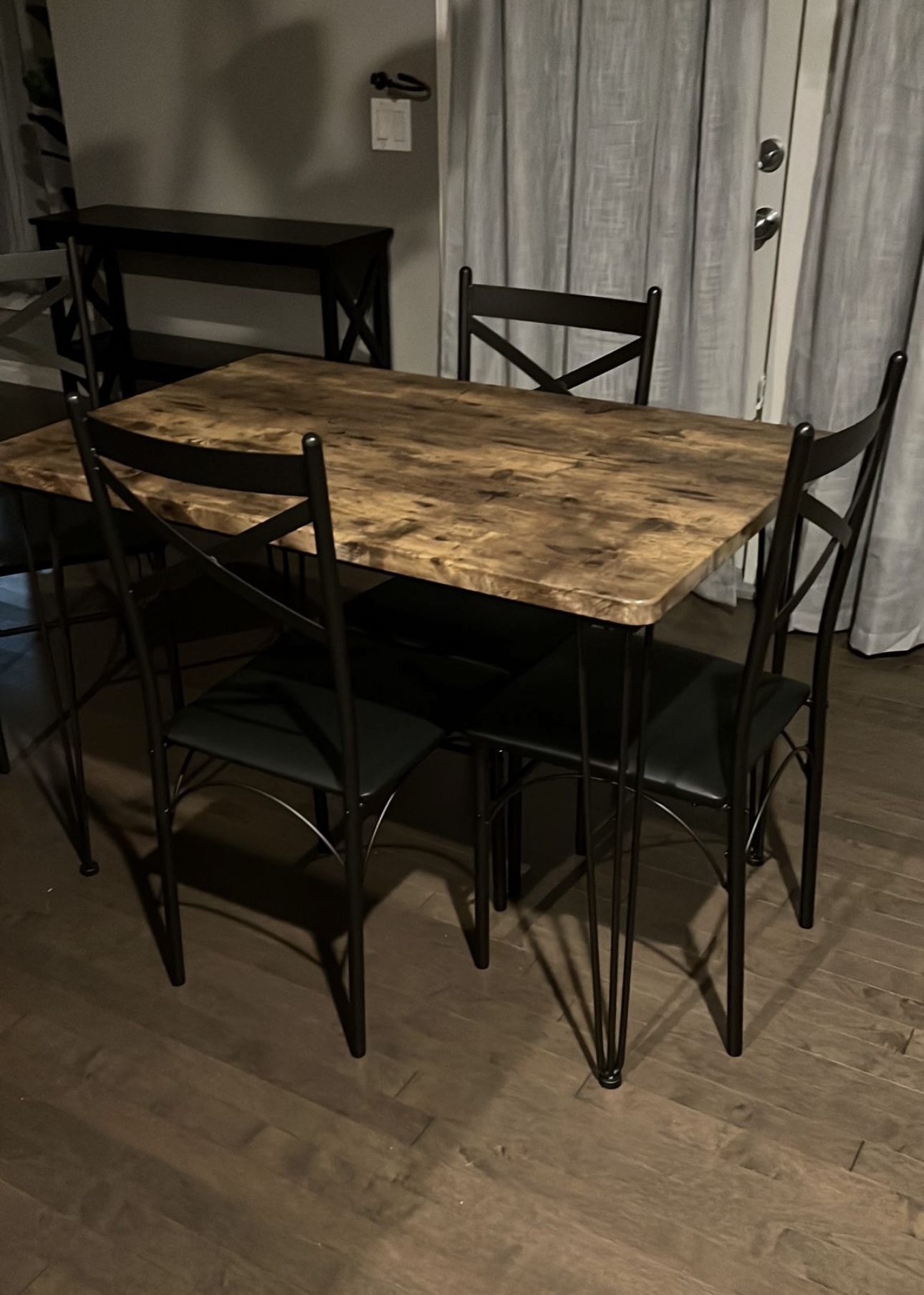 Dining table with chairs