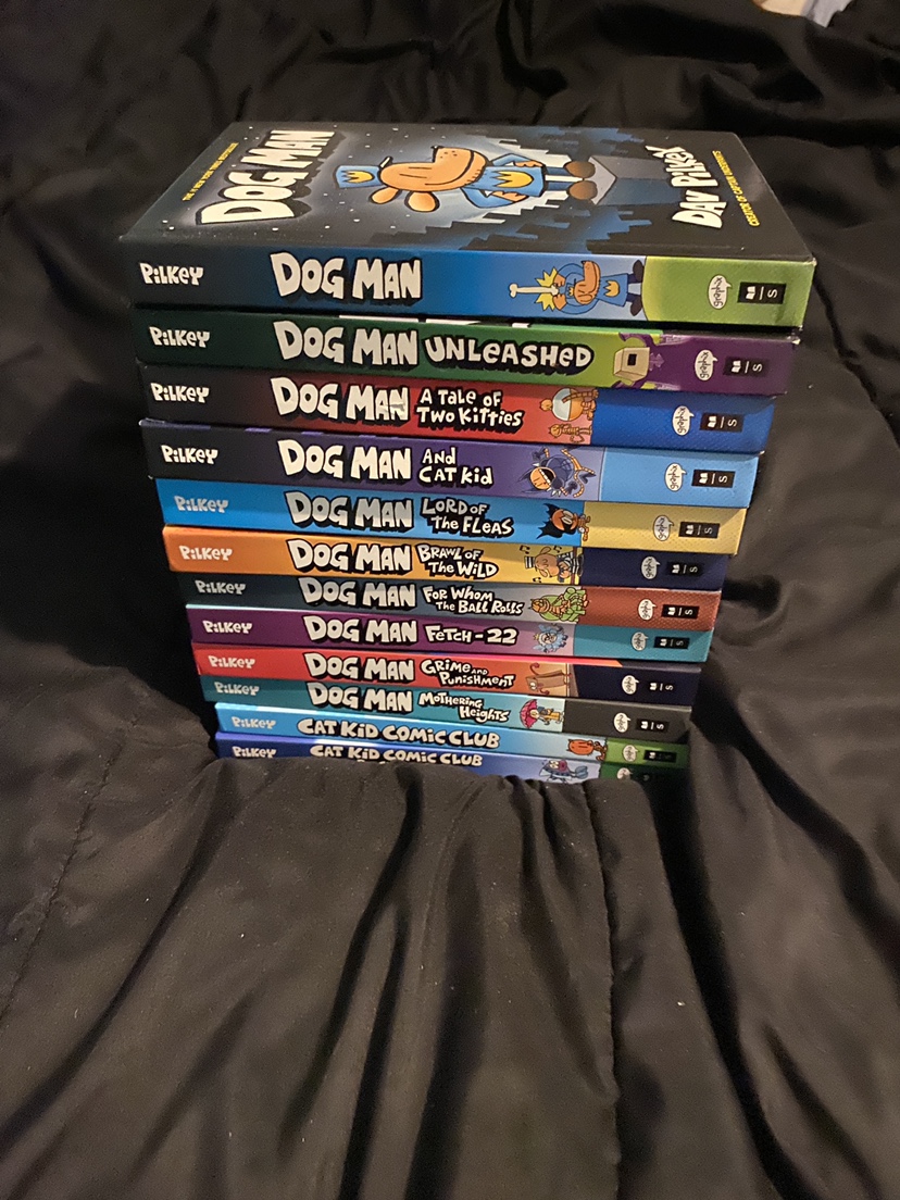 DOG MAN series kids books #1-10 + CAT KID #1-2 - photo 2