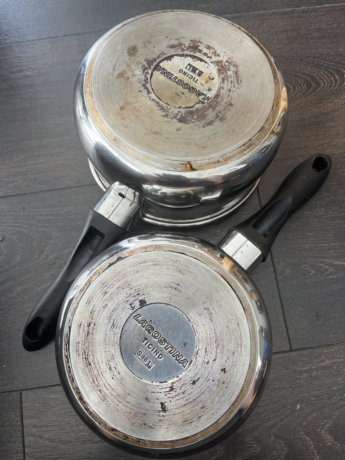 Heavy Bottomed Stainless Steel Sauce Pans - photo 3