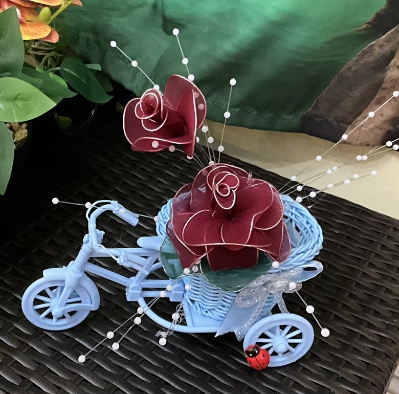 ⚽️ Flowers - blue tricycle ⚽️ - photo 2