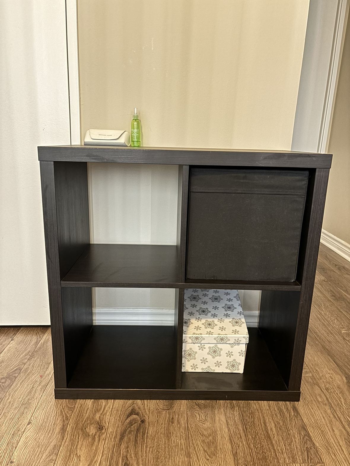 Black shelf from Ikea