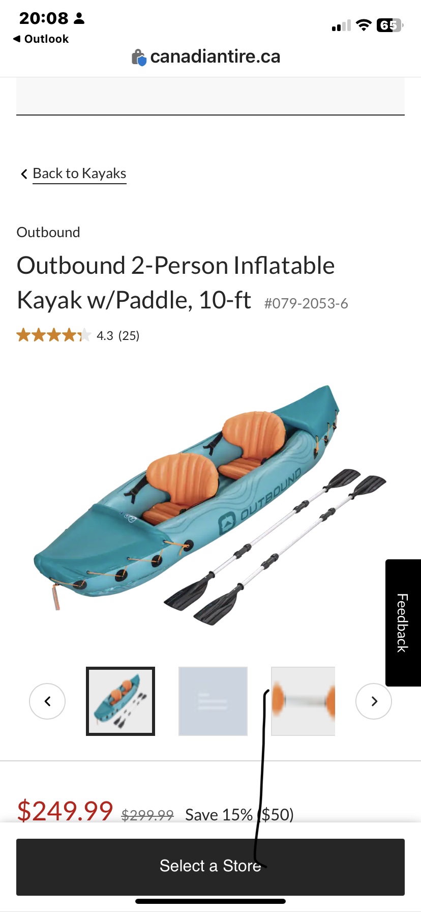 2 person inflatable kayak thumbnail