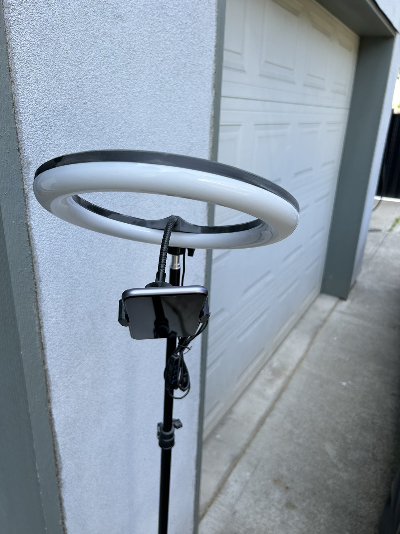 Ring light 10” with phone holder with tripod stand - photo 5