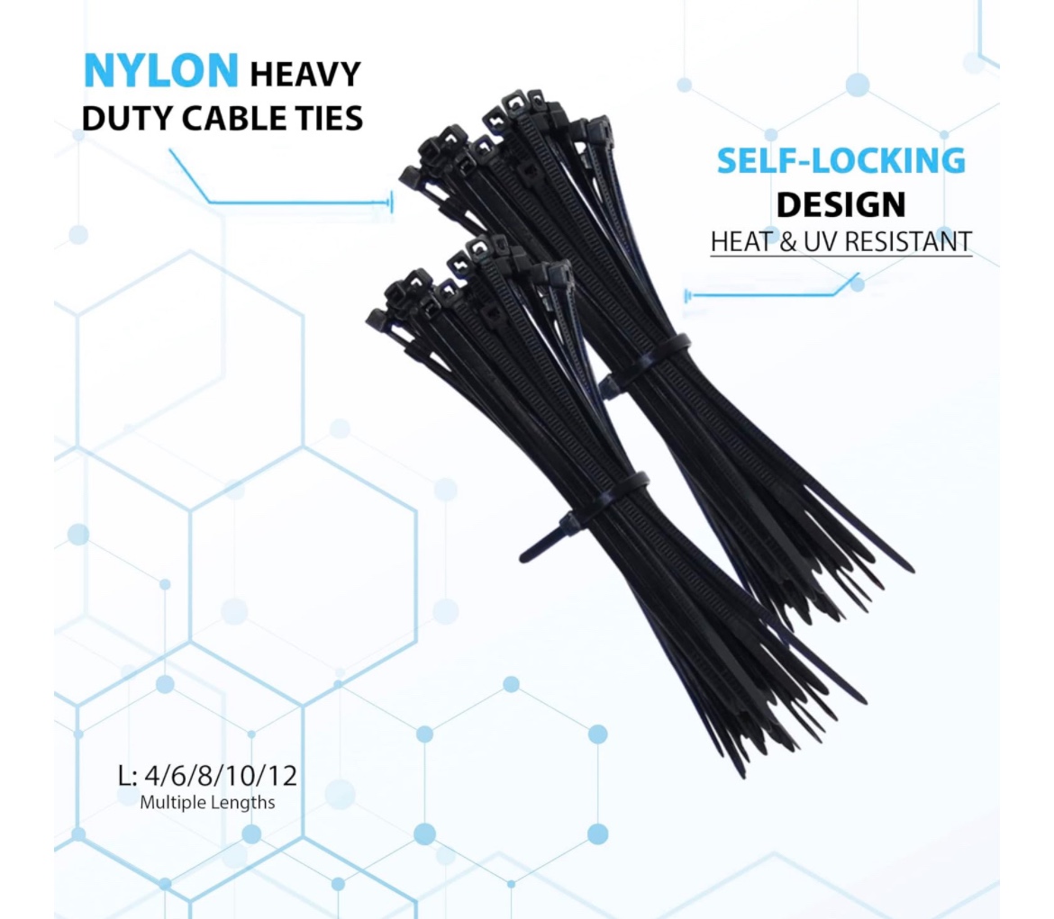 Pack of 600 Pieces, Cable Ties, Zip Ties image indicator(5)