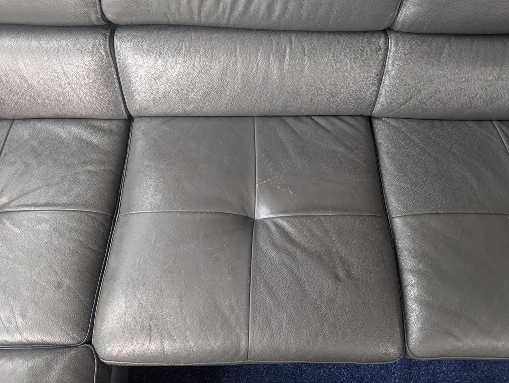 Italian Leather Sectional - photo 4