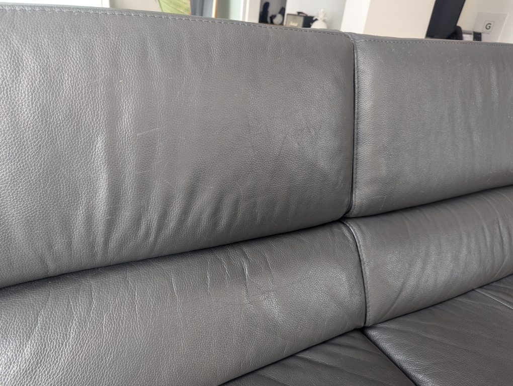 Italian Leather Sectional - photo 5