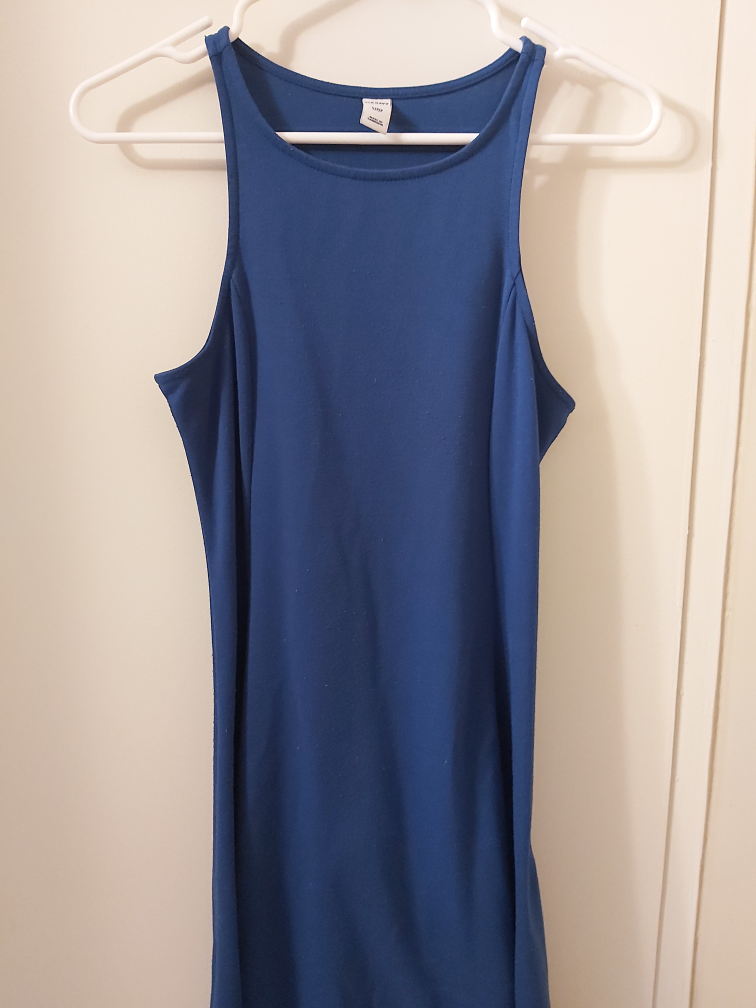 Blue skater dress, size small (S) image indicator(3)