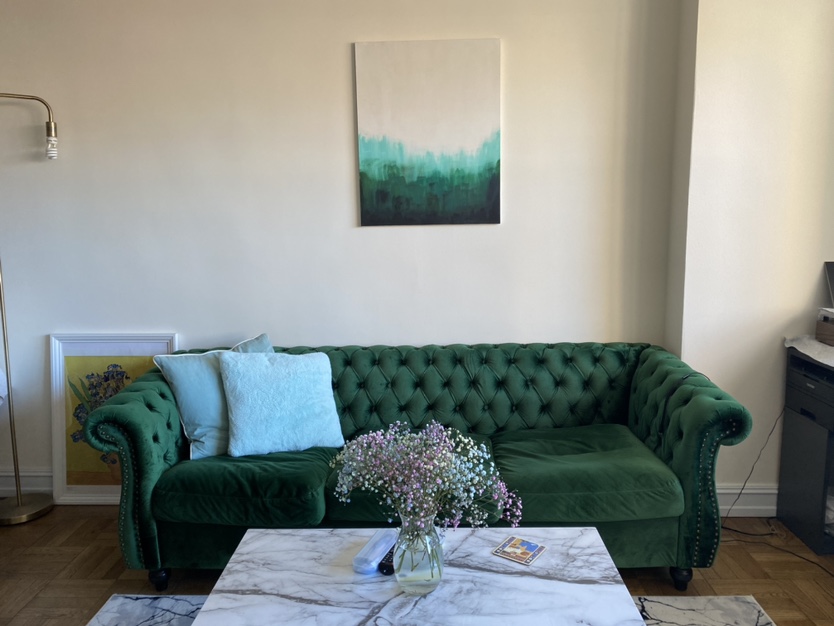 Green sofa - photo 2