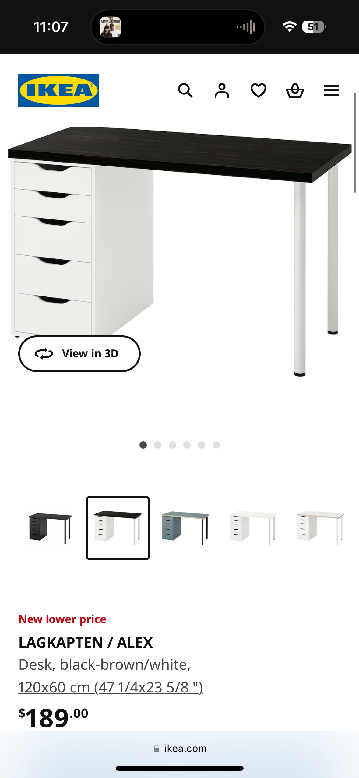 Table/Desk and Desk Drawers IKEA - photo 5