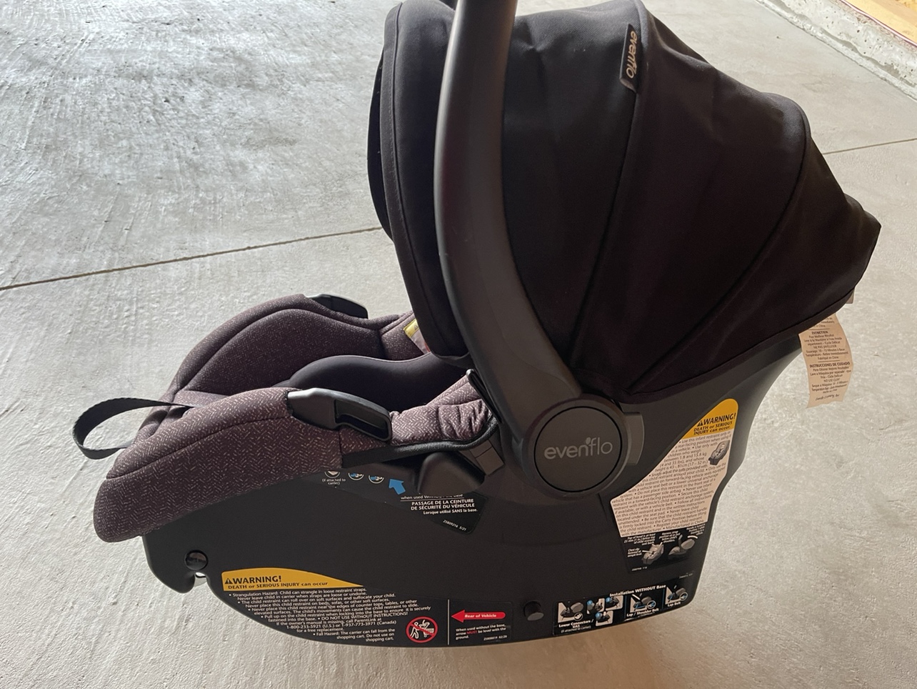Evenflo Litemax Infant car seat - photo 3