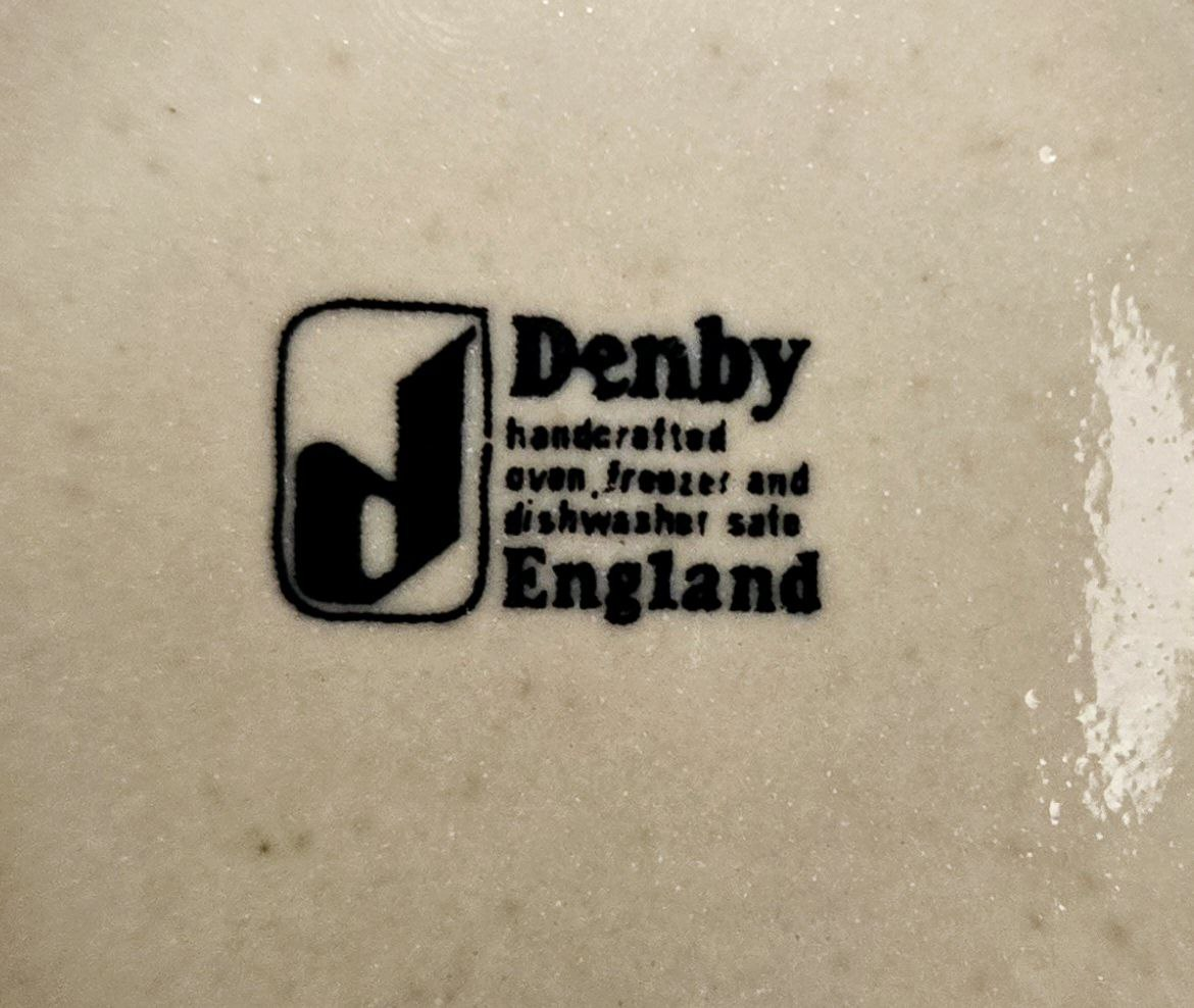 Set of 4 Vintage Denby Stoneware Cup - Great Condition image indicator(7)