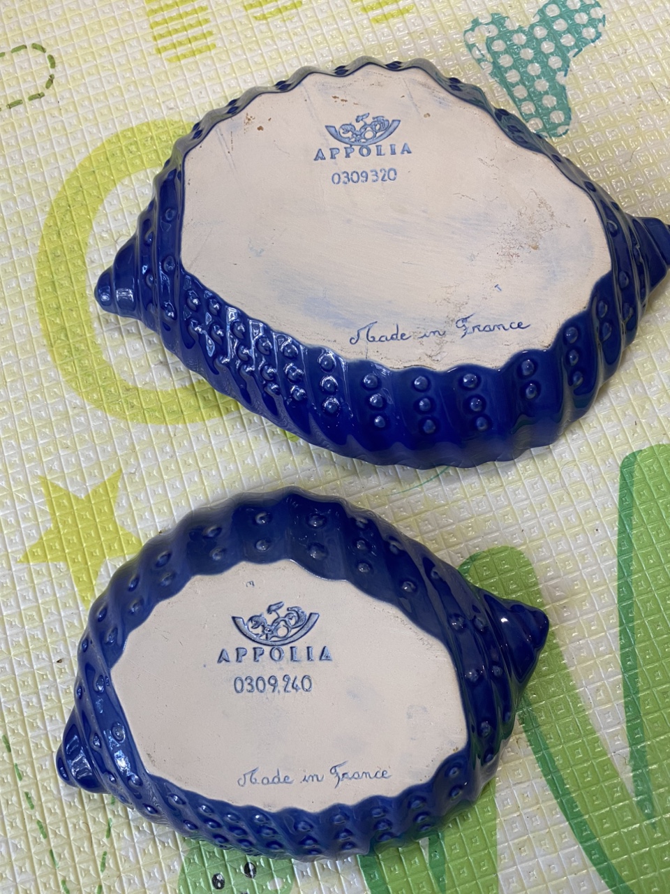 2 French ceramic dishes APPOLIA image indicator(2)