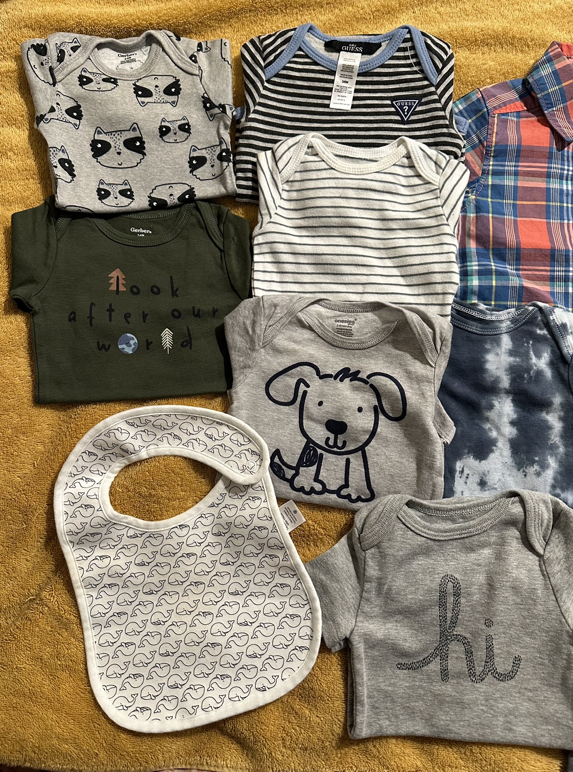 Baby boy clothing lot size 3-6 months Gerber, Carters etc.. - photo 2