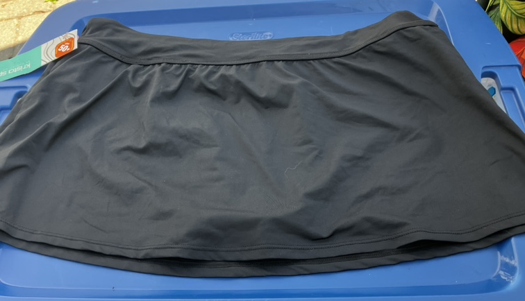 NWT Black swim skirt with UV protection size XL - photo 4