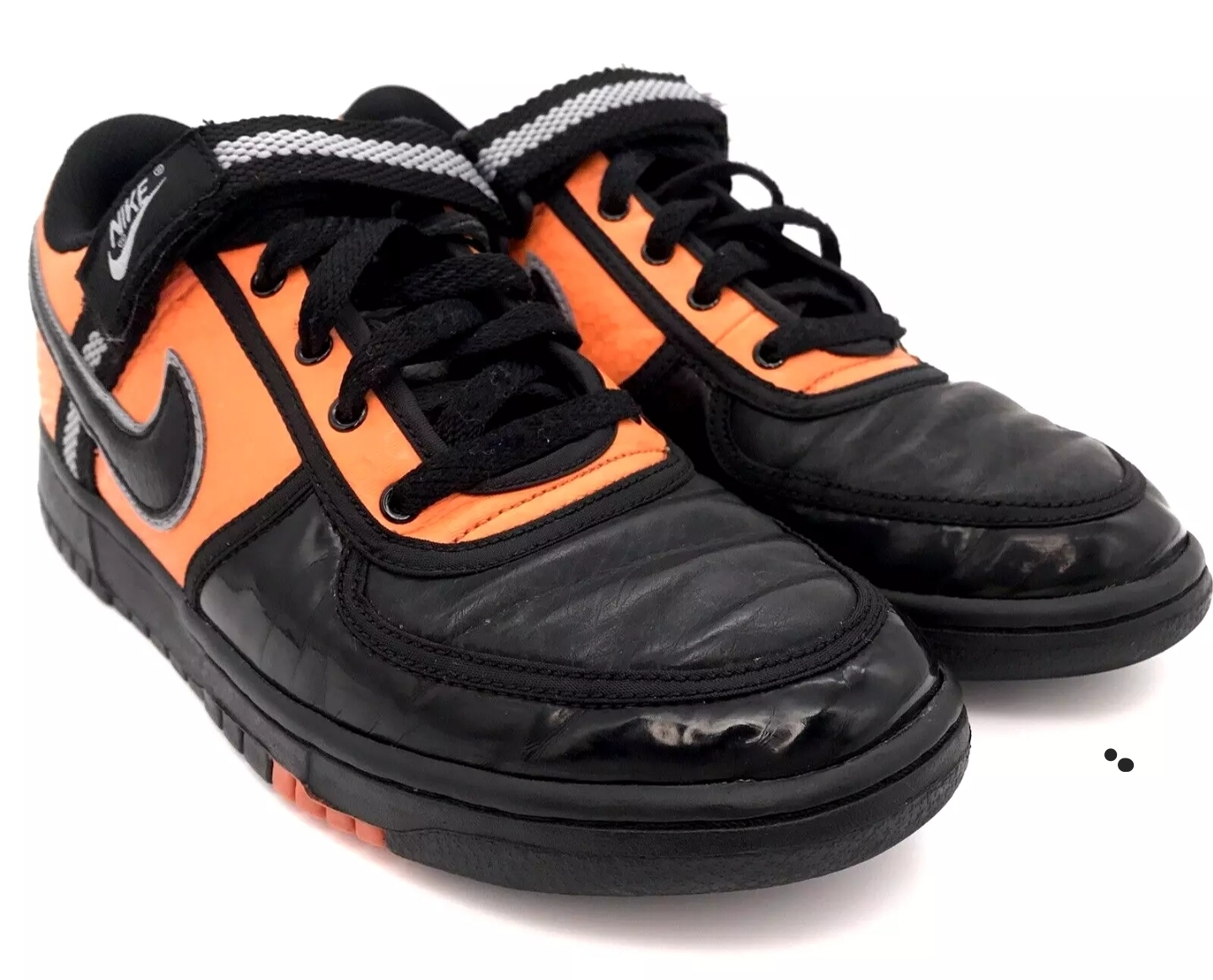 NIKE Shoes Black Orange Vandal Low GS Youth Size 5Y Youth Blaze image indicator(3)