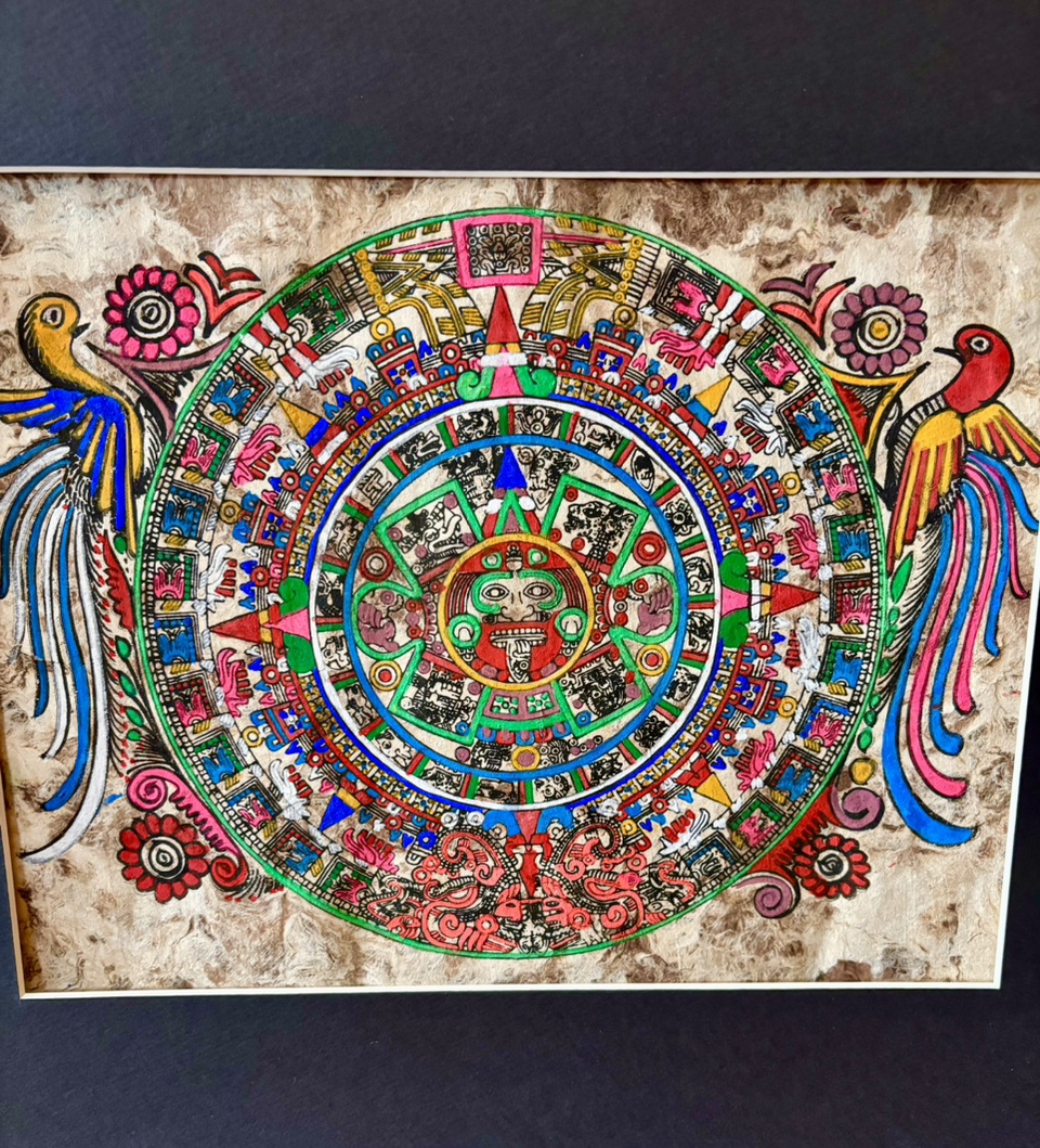 Mexican Folk Art-#2 hand painted - photo 2