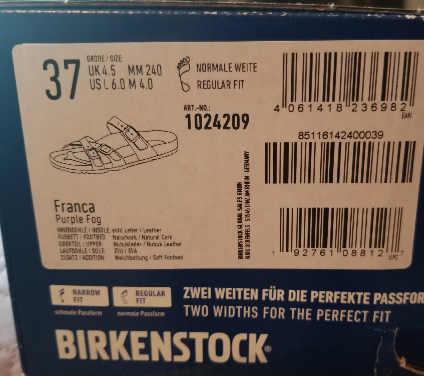 Birkenstock size 37 soft footbed - photo 2