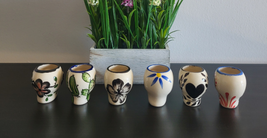 🤎 Skull shot glass, Day of the Dead Halloween party! image indicator(10)