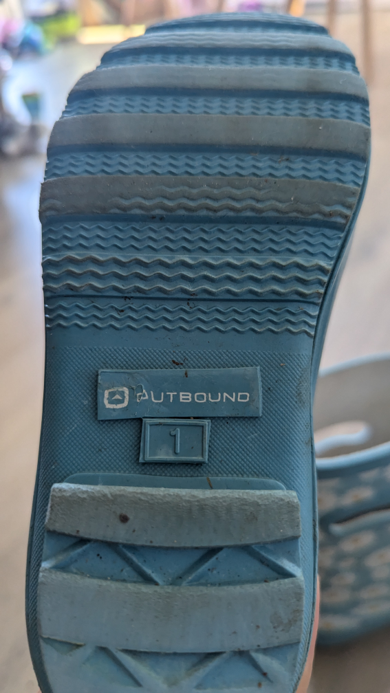 size 1 rain boots - photo 2