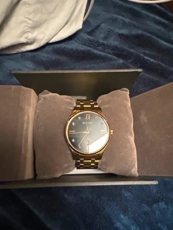 Bulova Men's Diamond Watch | 97D108 (original Links Included) - photo 5