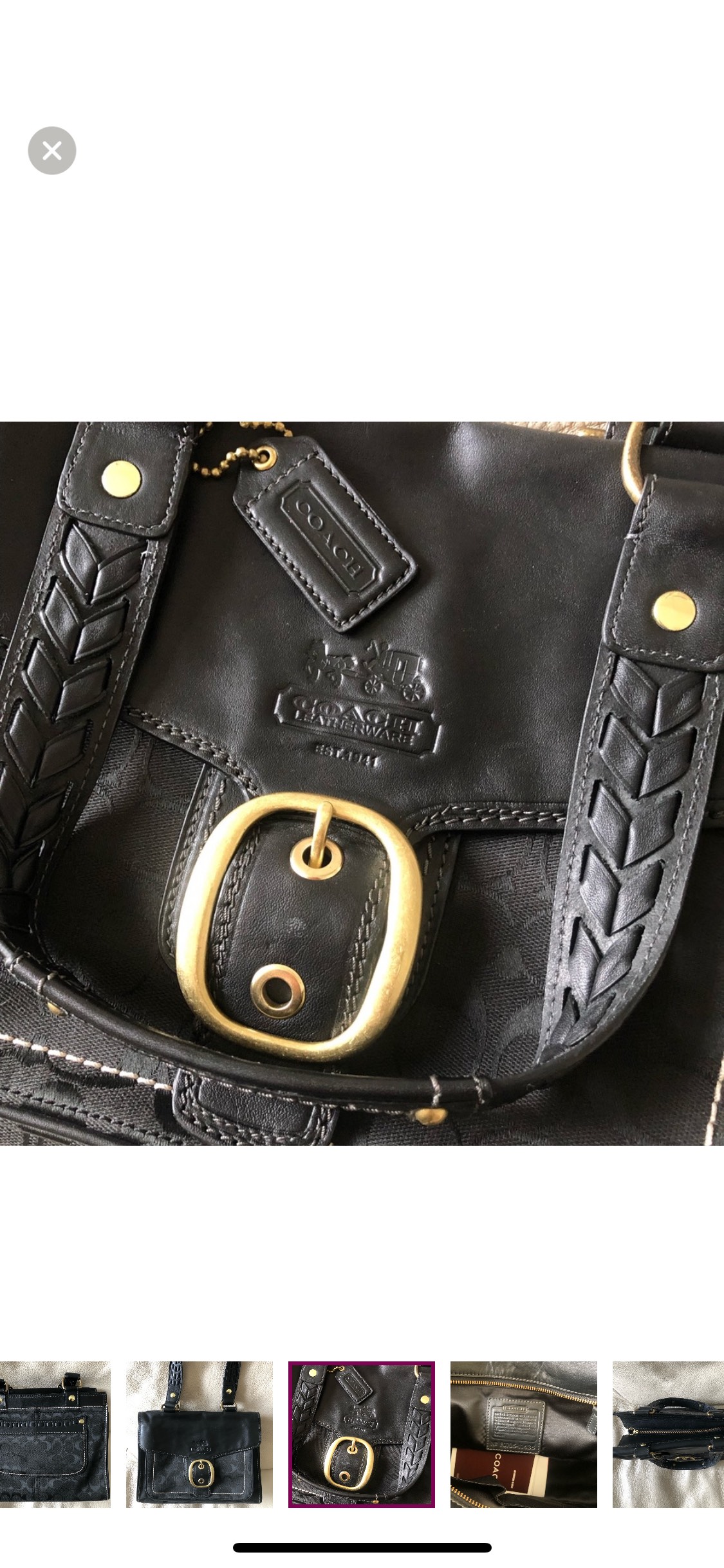 COACH LEATHER BAG image indicator(3)