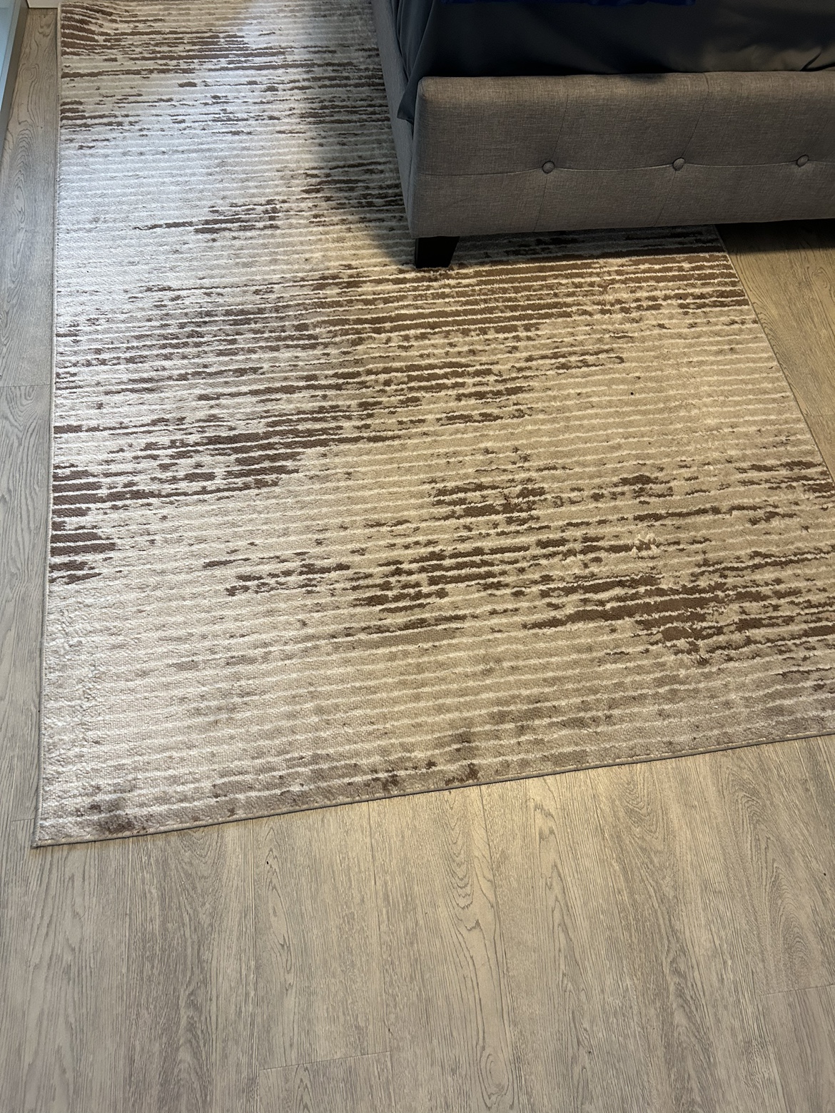 2 carpets - H 115’ W 78’ - Grey & Brown color - photo 2