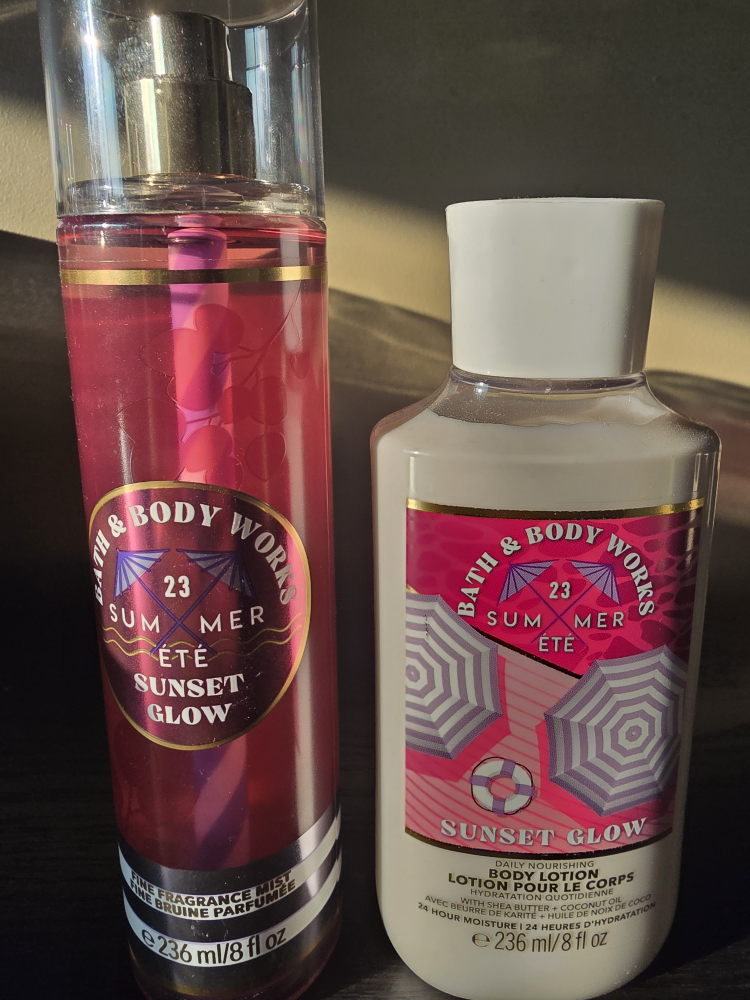 Bath and body works mist and body lotion. thumbnail