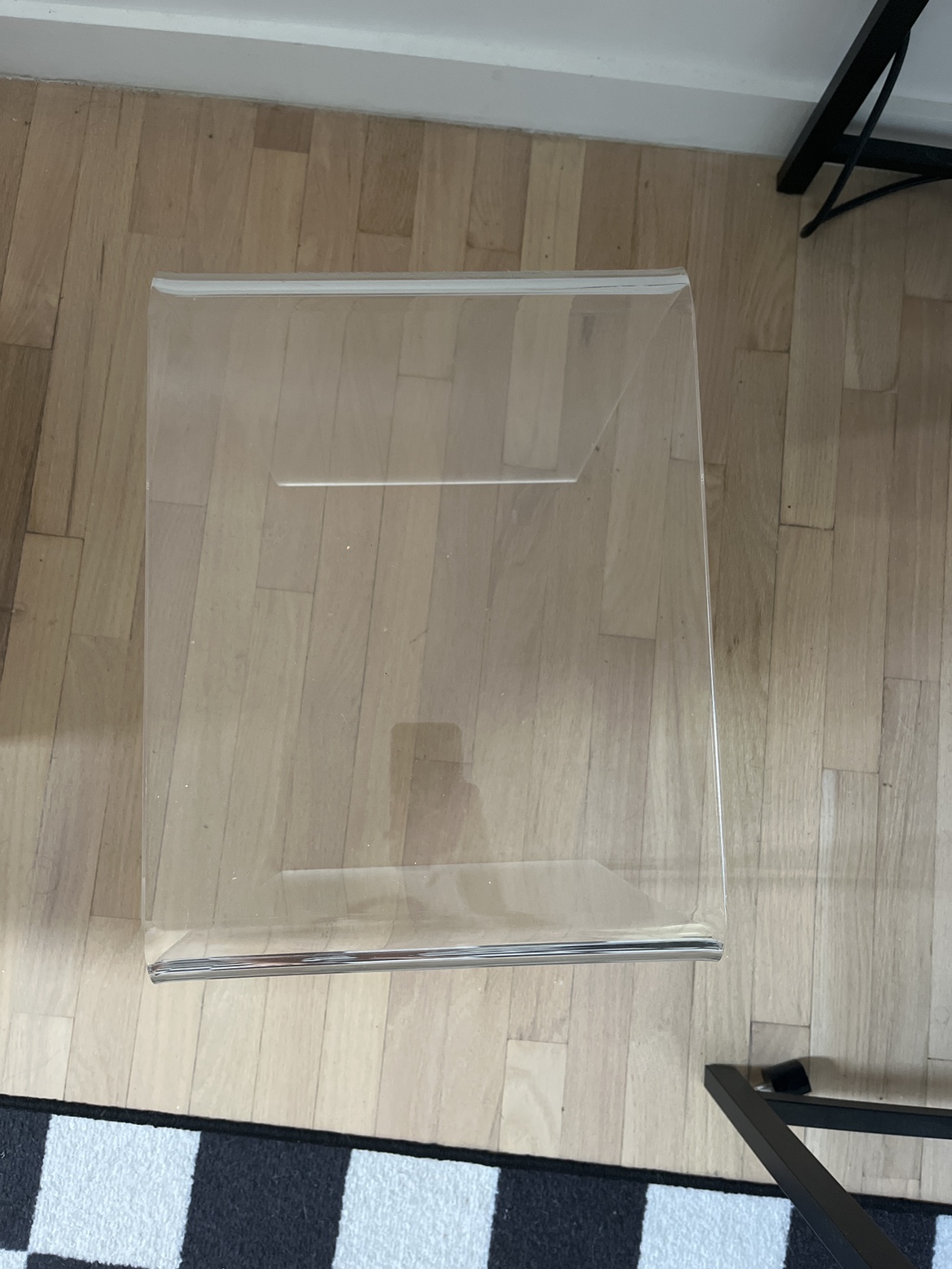 acrylic night stand/side table - photo 2