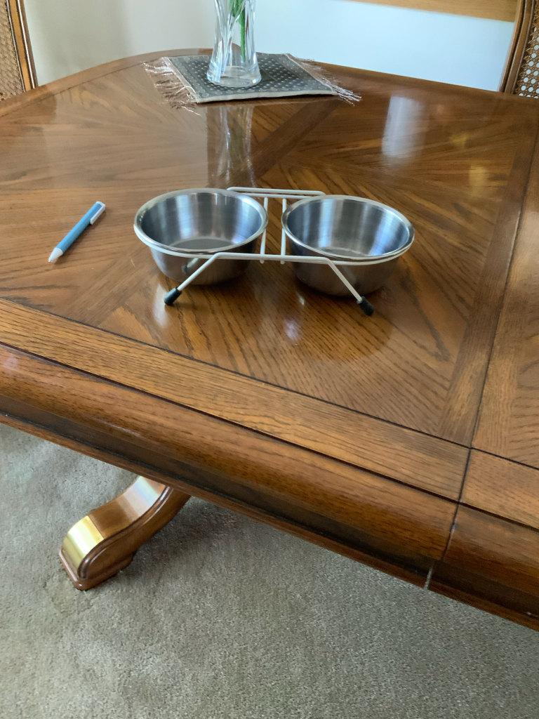 Pet bowls with stand