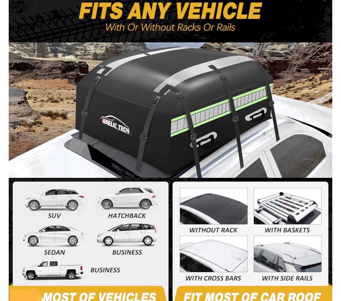 AURELIO TECH Roof Cargo Bag