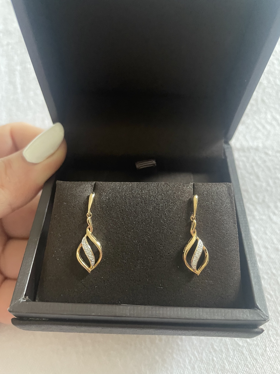 Gold & Diamond earrings