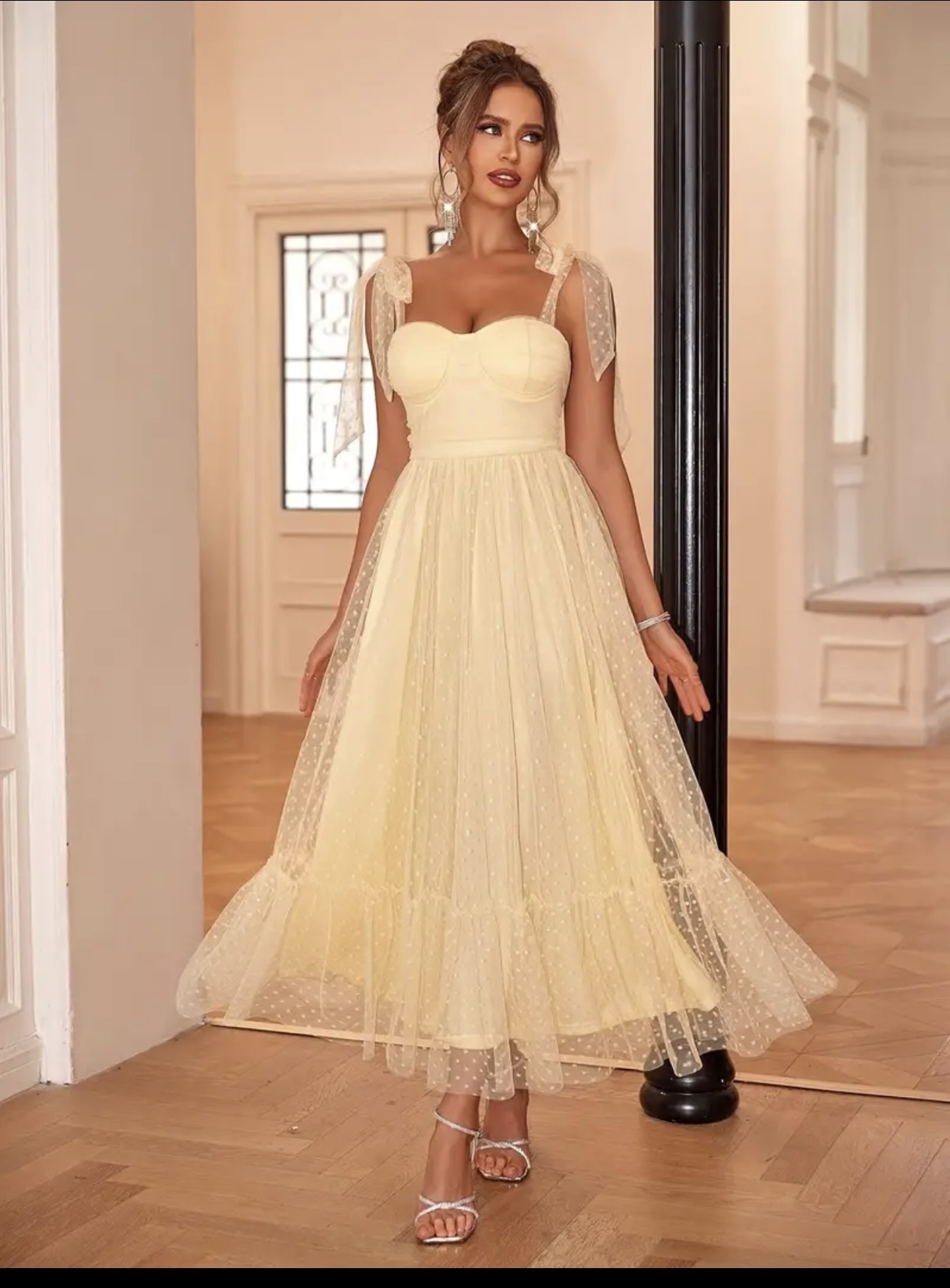 Tie strap dress timeless elegant XL(12) - photo 3