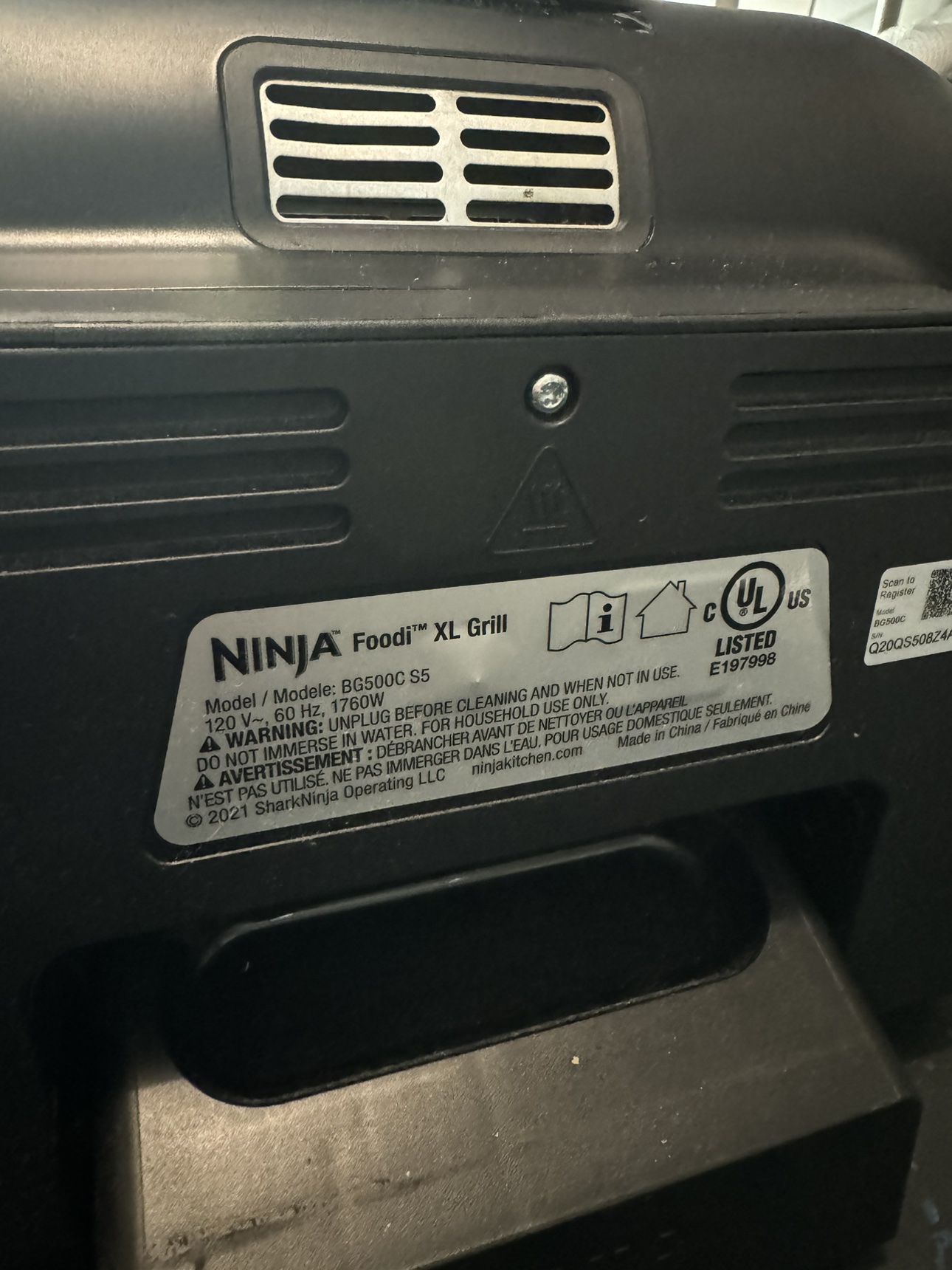 Ninja BG500C, Foodi XL 5-in-1 Indoor Grill (3.8L) Air Fryer image indicator(3)