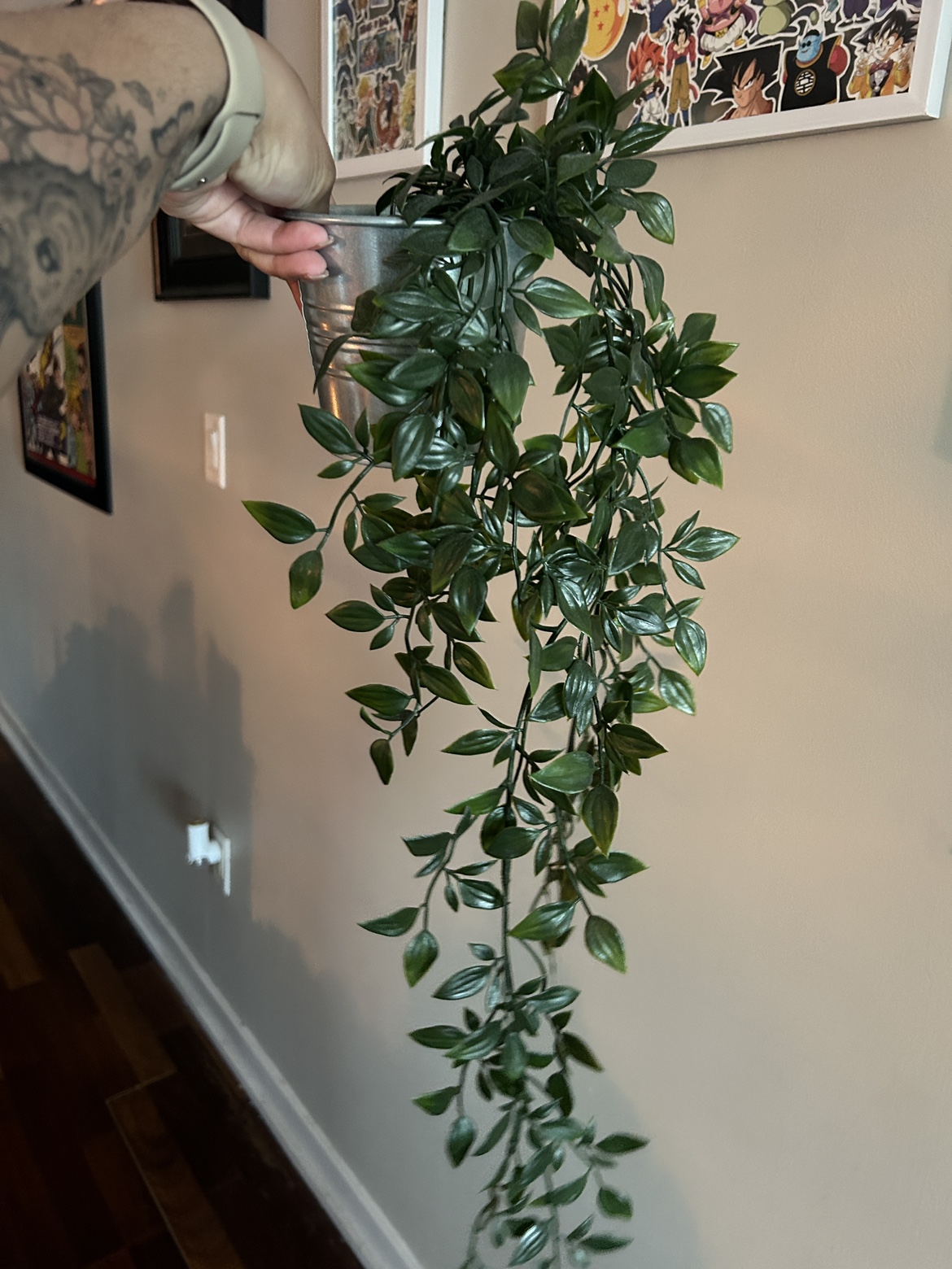 Fake ikea plant with pot