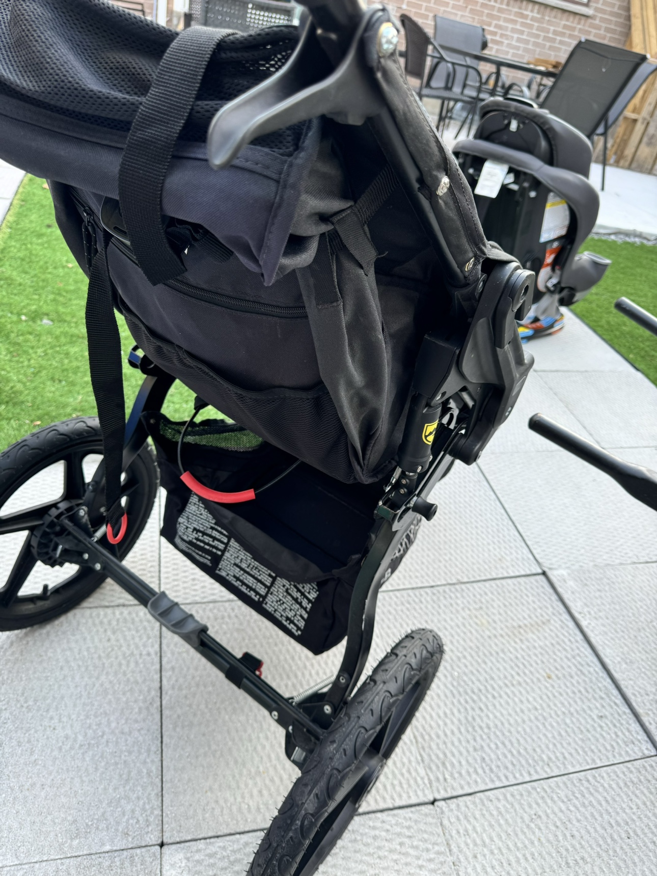 BOB Gear Revolution Flex 3.0 Jogging Stoller Lunar Black - photo 5