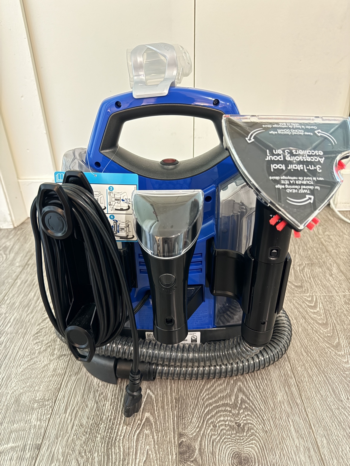 Portable Carpet Cleaner with Heat image indicator(2)