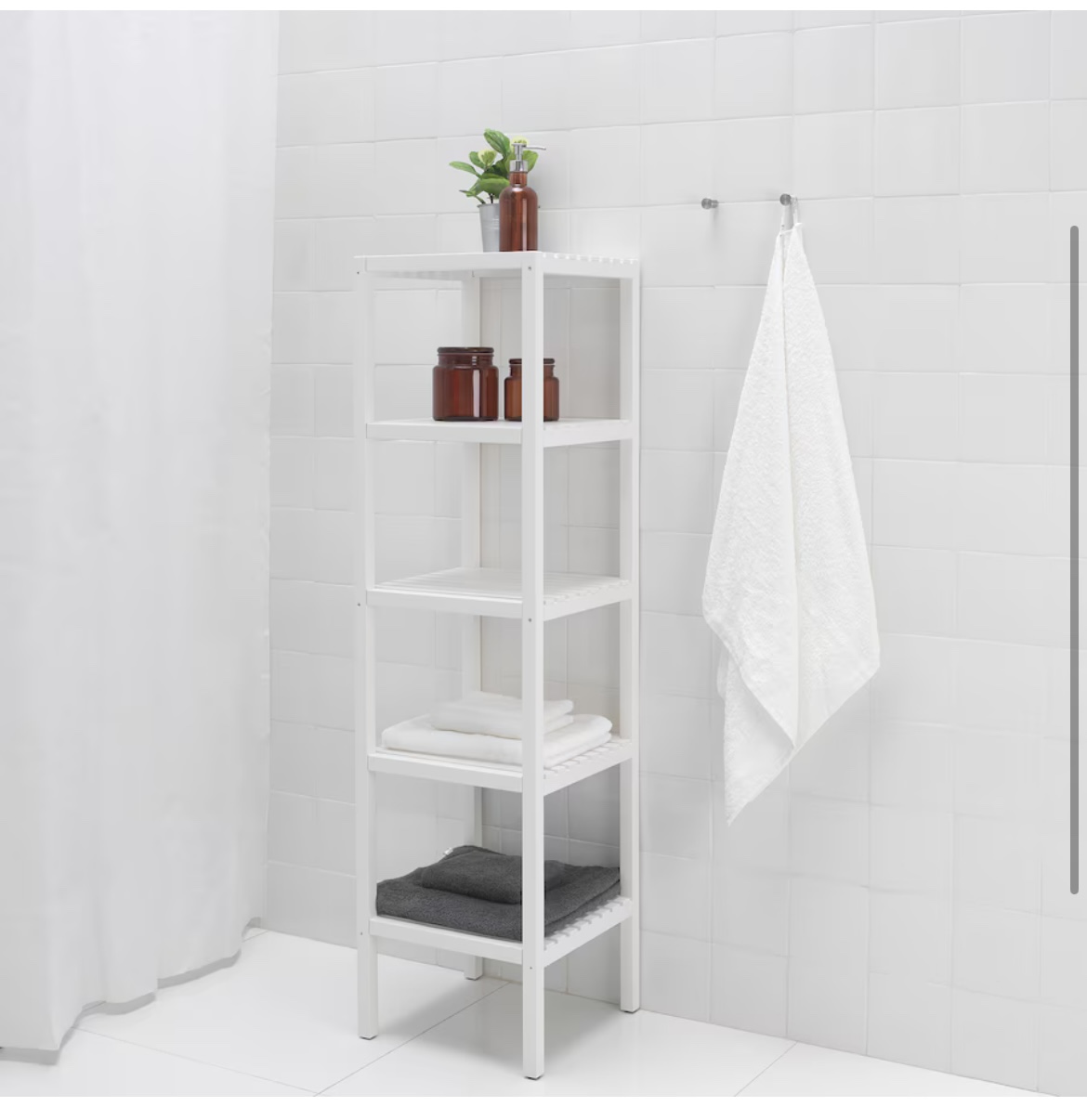White shelf in perfect condition for $20 - photo 2