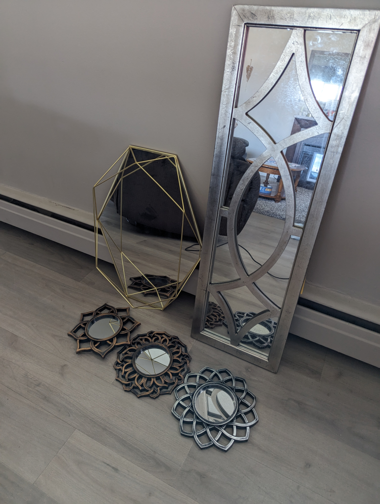 assorted mirrors
