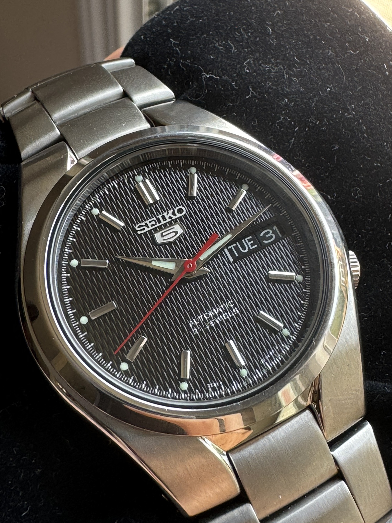 Seiko 5 Automatic Watch Box Papers 37mm 7s26 thumbnail
