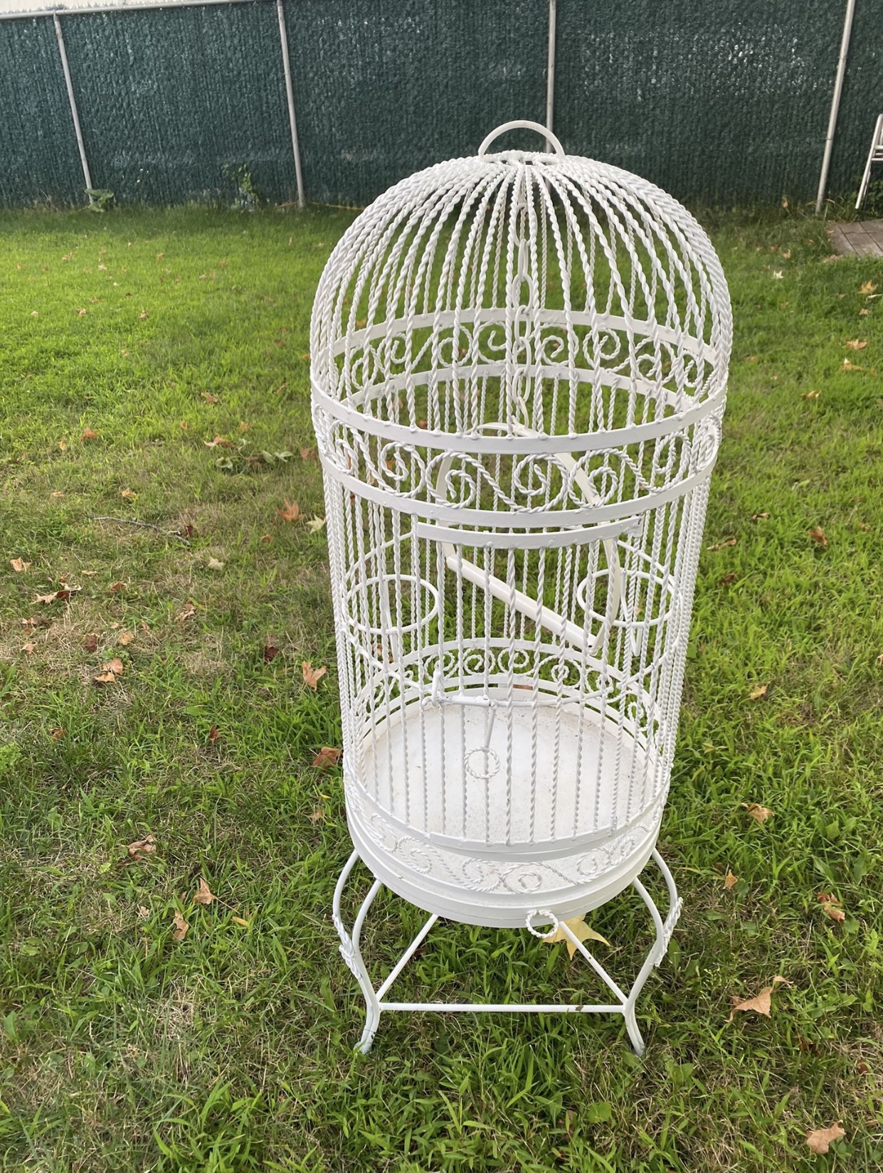 Bird cage bridal or baby shower decoration
