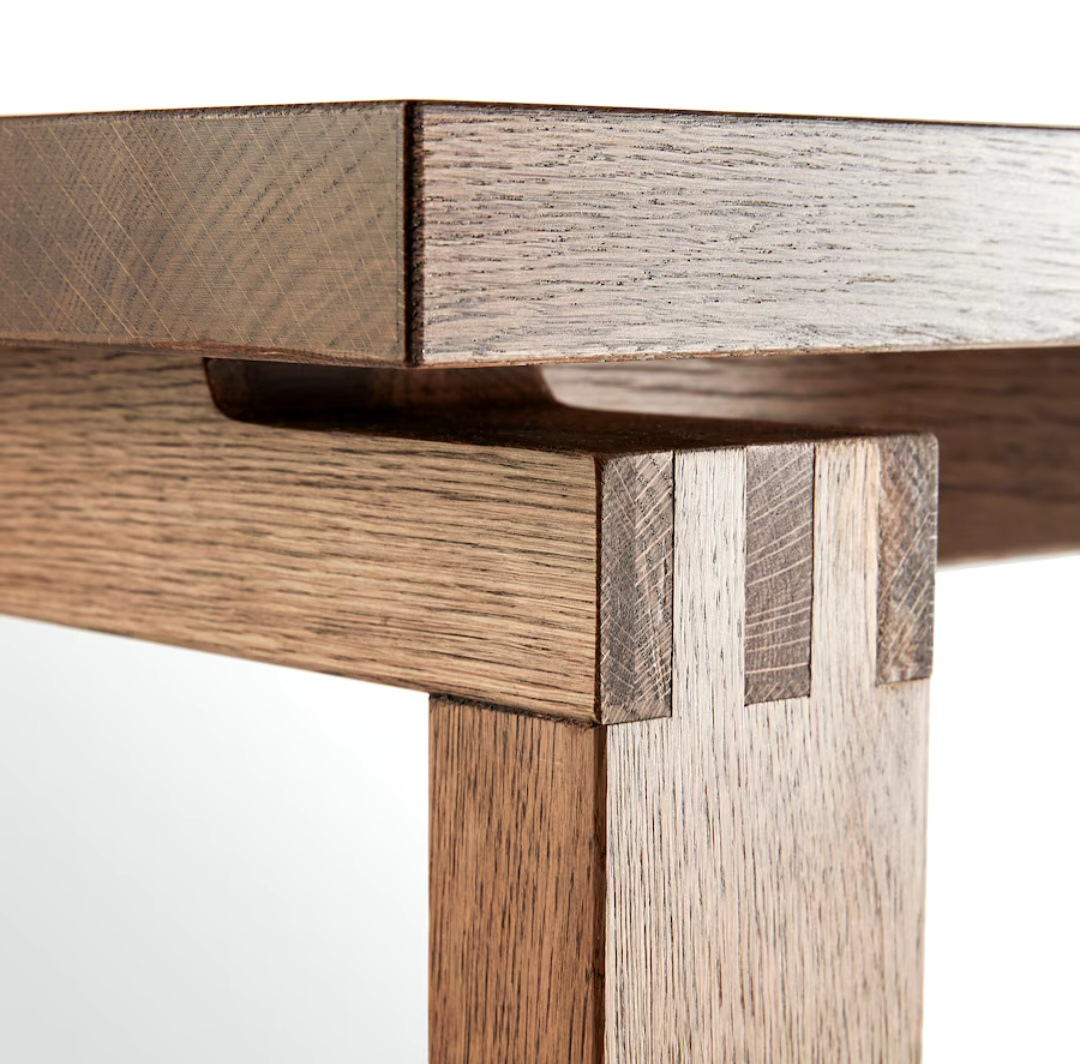 MÖRBYLÅNGA Table, oak veneer brown stained - photo 2