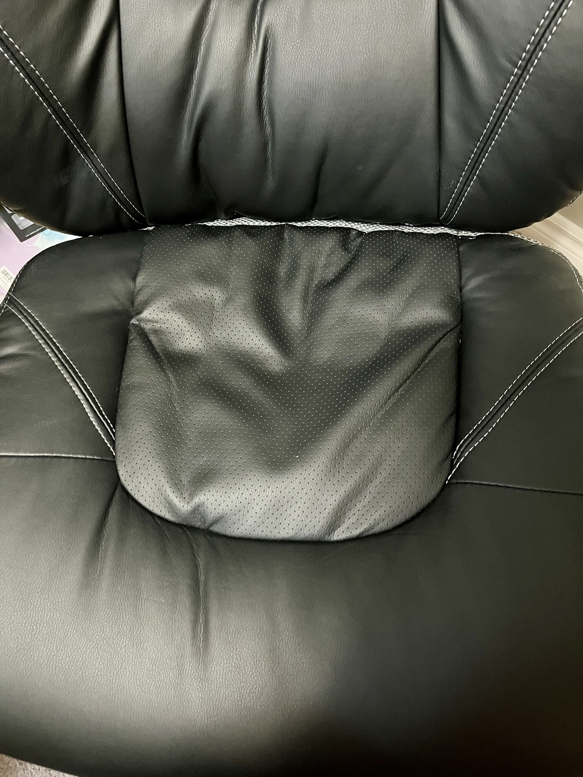 Office Chair- Black PU Leather image indicator(4)