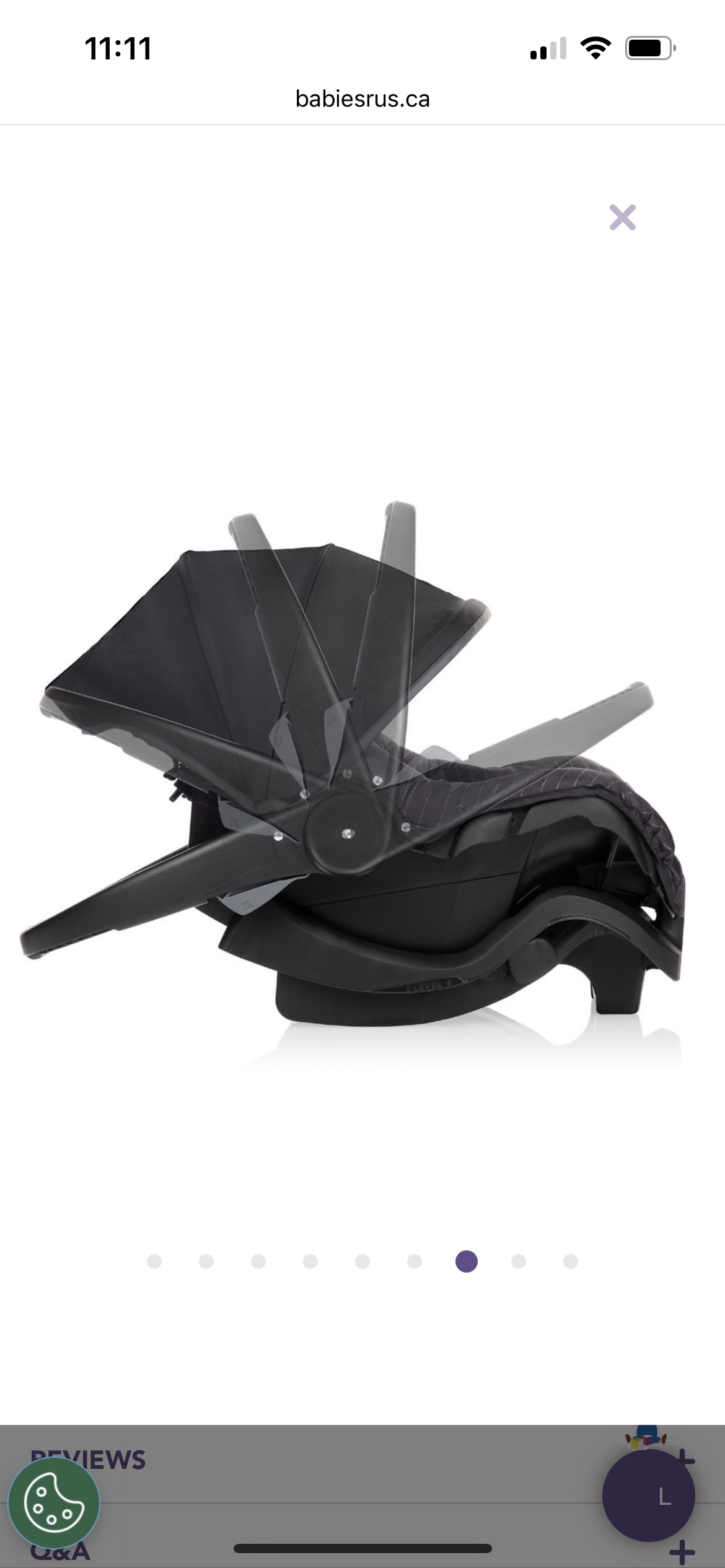 EvenFlo Infant Car Seat Basket with Base (New) - photo 4