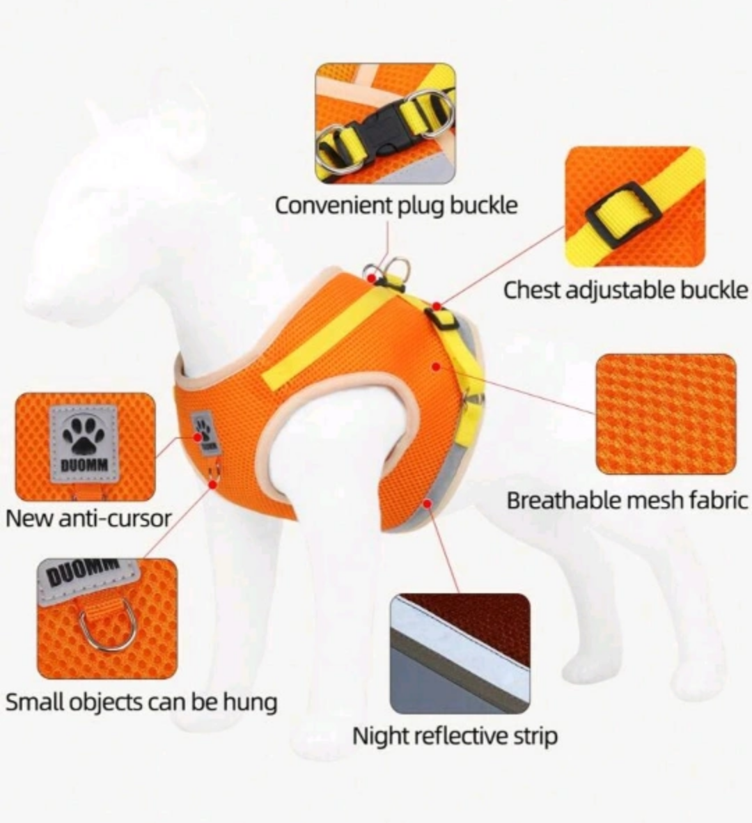 Orange Dog Harness thumbnail