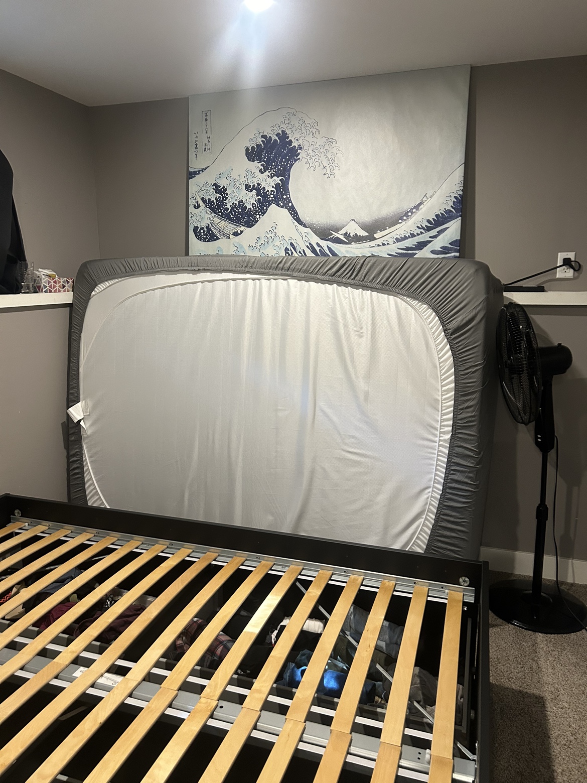 Queen Bloom Air Mattress and Frame