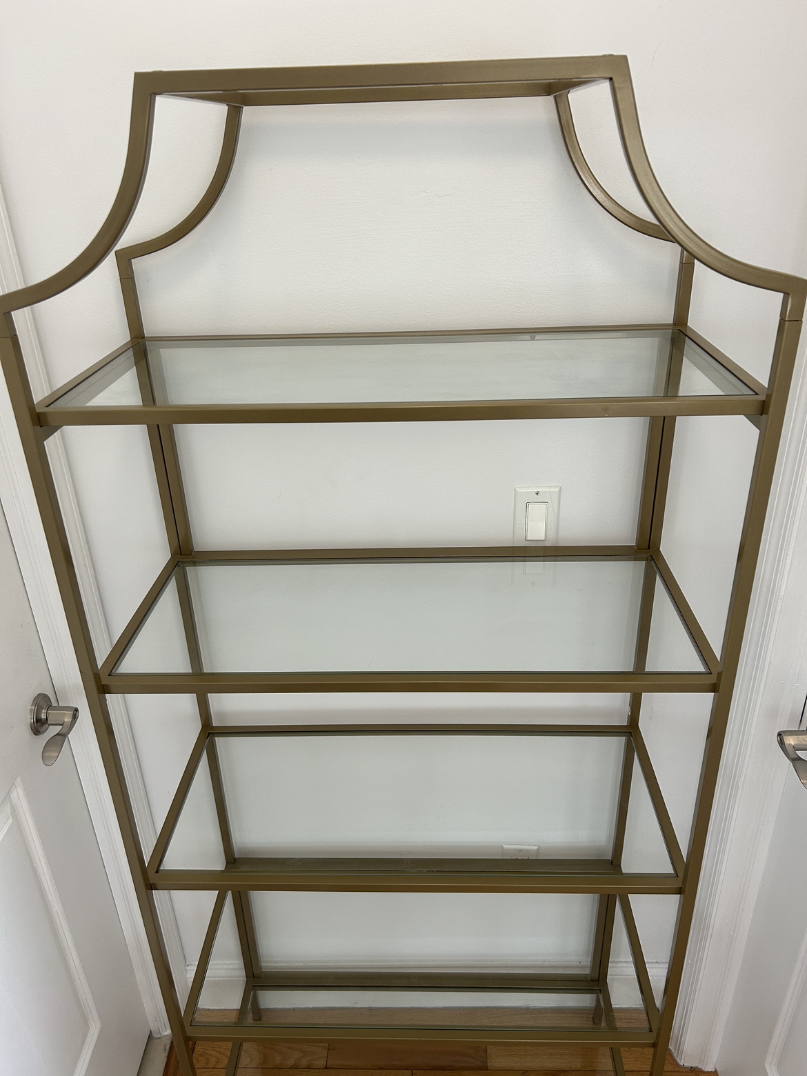 Gold shelf unit - photo 2