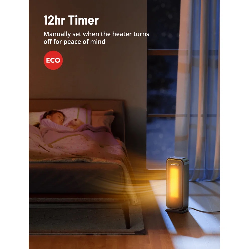 New Space Heater, PARIS RHÔNE 1500W Electric Heater - photo 3