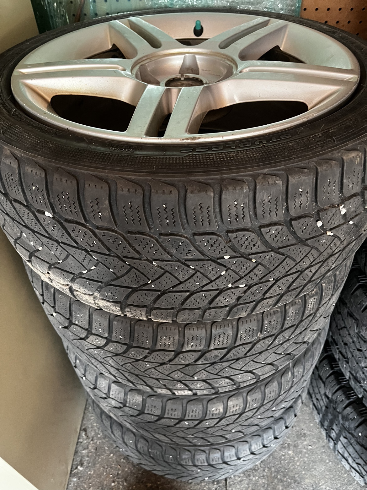 Audi Rims with winter tires 225/45/17 5x112 bolt pattern thumbnail